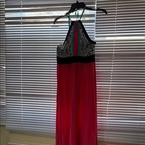 LONG PINK BEACH DRESS